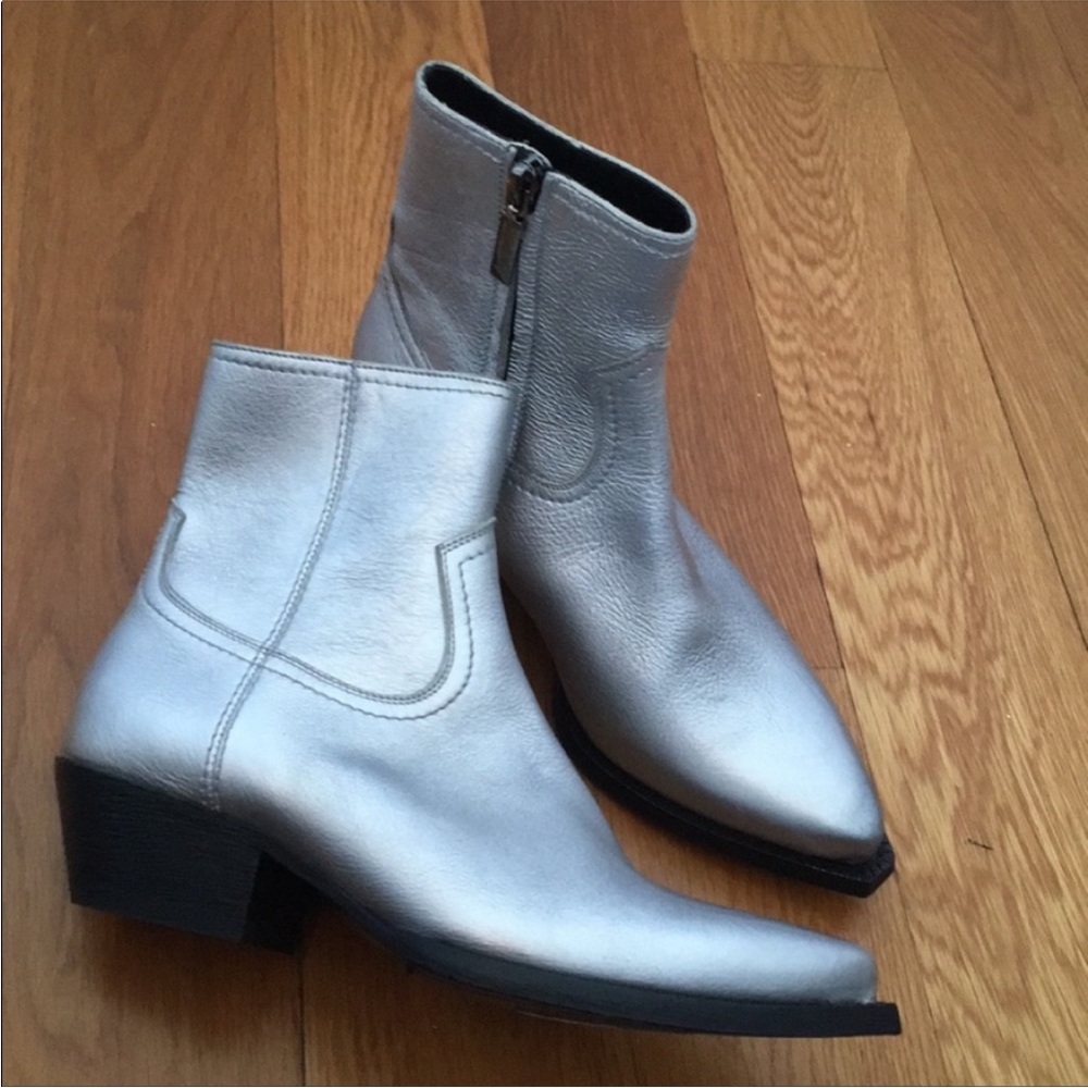 Saint Laurent Paris Cowboy Ankle Boots 36 - Picture 3 of 9